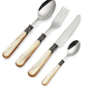 SET POSATE AMBRA 16 PZ INOX