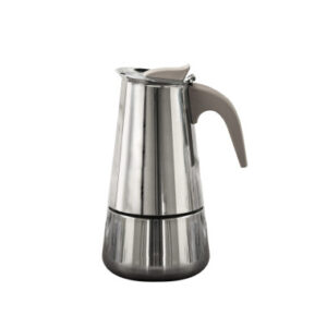 CAFFETTIERA BORBOTTINA 2 TAZZE INDUZIONE INOX MANICO SOFT T
