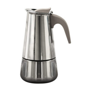 CAFFETTIERA BORBOTTINA 6 TAZZE INDUZIONE INOX MANICO SOFT T