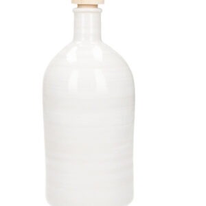 OLIERA ARTIGIANALE 500 ML BIANCA MAIOLICA