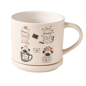 MUG GATTI SET 2 PZ NEW BONE CHINA