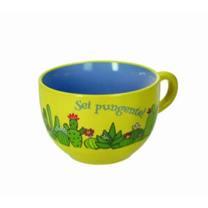 JUMBO TAZZA CACTUS STONEWARE