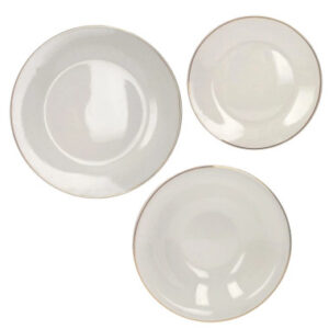 TAVOLA 18 PZ PUNTO ORO PORCELLANA