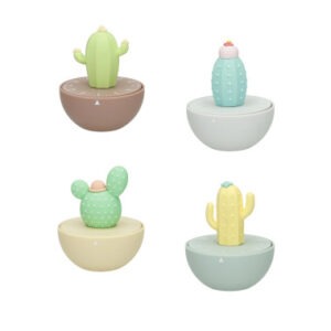 TIMER CACTUS COLORI ASSORTITI ABS DISPLAY 12 PZ