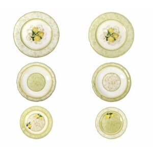 TAVOLA 18 PZ LIMONI NEW BONE CHINA