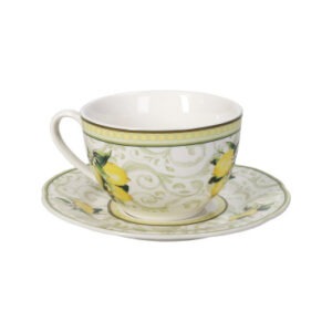 TAZZA THE LIMONI SET 2 PZ NEW BONE CHINA