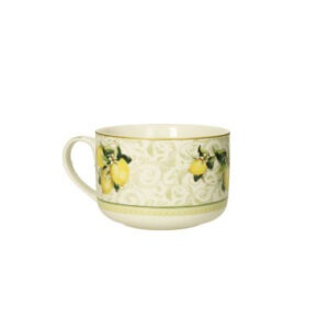 TAZZA COLAZIONE LIMONI NEW BONE CHINA