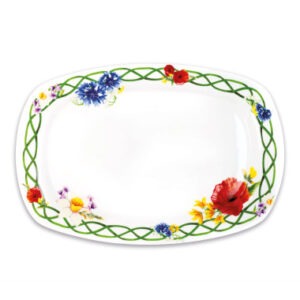 VASSOIO FIORI DI CAMPO NEW BONE CHINA