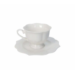 TAZZA THE QUEEN SET 2 PZ NEW BONE CHINA