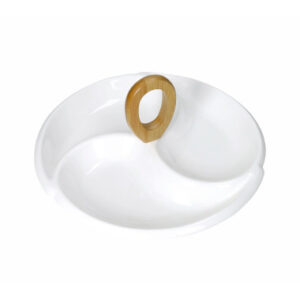 ANTIPASTIERA STUZZICA PORCELLANA/BAMBOO