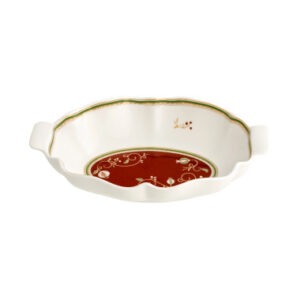 ANTIPASTIERA OVALE TEMPO DI FESTA PORCELLANA