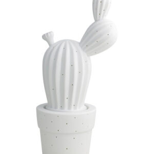 LAMPADA CACTUS BIANCA PORCELLANA