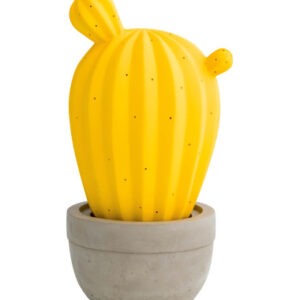 LAMPADA CACTUS GIALLA/SABBIA PORCELLANA