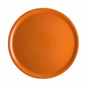 PIATTO PIZZA ARANCIO PORCELLANA