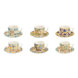 TAZZINA CAFFE MEDICEA SET 6 PZ NEW BONE CHINA